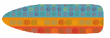 buegelbrettbezug sonnenkreise design